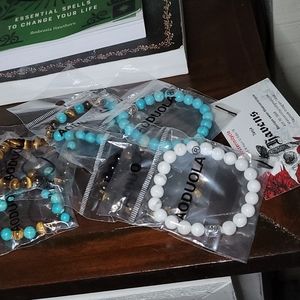 Turquoise White Tiger stone bracelets